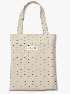 LIEWOOD Carmen Sengesæt 70x100 Tremmeseng, Double Dot/Silver Lining