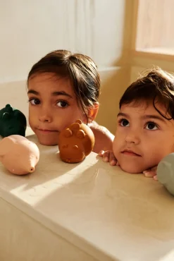 LIEWOOD Carolina Squeezy Badelegetøj 4-pak, Dove blue multi mix