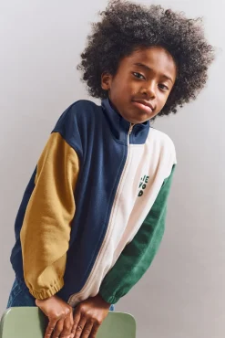 LIEWOOD Cassius Zip Trøje, Classic Navy Multi Mix