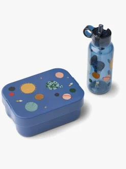 LIEWOOD Chelsey  Mønstret Madkasse-sæt, Universe/Classic navy