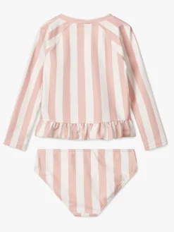 LIEWOOD Dagny Badesæt, Stripe Sorbet Rose/Creme De La Creme