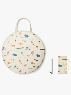 LIEWOOD Everett Pop Up UV-Telt med Pool, Safari sandy mix