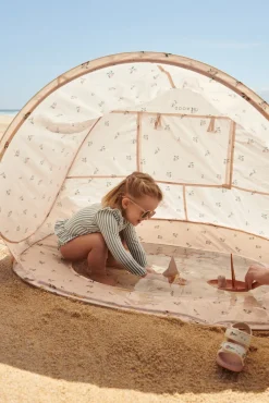 LIEWOOD Everett Pop Up UV-Telt med Pool, Safari sandy mix