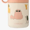 LIEWOOD Kian  Mønstret Termobeholder, Cats & Dogs/Sandy
