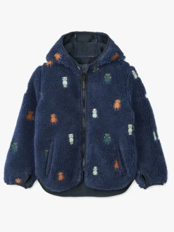 LIEWOOD Mara Fleecetrøje, Robots/Indigo blue