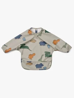 LIEWOOD Merle Cape Hagesmæk med Tryk, Dinosaurs/Mist