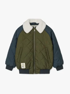 LIEWOOD Mira  Quiltet Jakke, Classic Navy/Army Brown