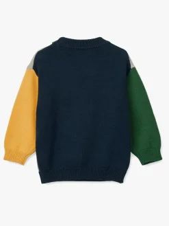 LIEWOOD Orlane  Strikket Trøje, Panda/Mist/Classic Navy Multi Mix