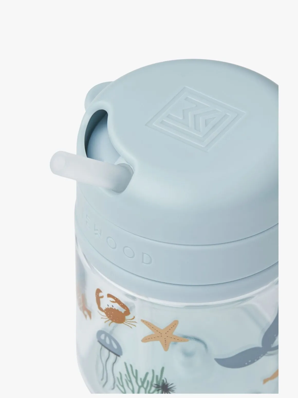 LIEWOOD Pavia Tritan Sugerørskop 280 ml, Sea Creature/Sandy