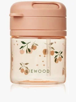 LIEWOOD Pavia Tritan Sugerørskop 280 ml, Peach/Sea Shell