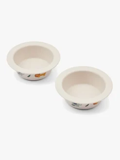 LIEWOOD Peony Skål 2-pak, Safari/Sandy Mix