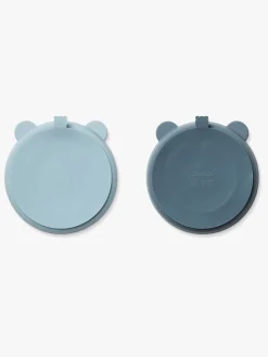 LIEWOOD Stacy Opdelt Tallerken 2-pak, Sea Blue/Whale Blue