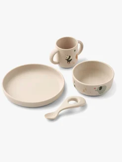 LIEWOOD Vivi Mønstret Spisesæt, Circus/Sandy