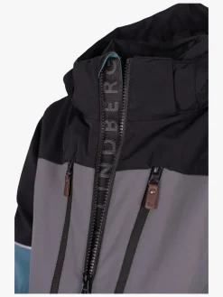 Lindberg Alpine Flyverdragt, Black/Turquiose