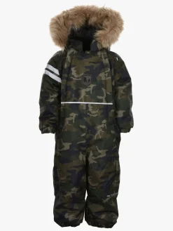 Lindberg Camo Babyflyverdragt, Green