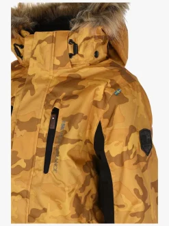 Lindberg Camo Vinterjakke, Yellow