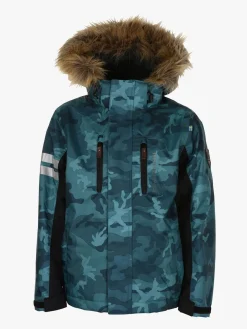 Lindberg Camo Vinterjakke, Lagoon