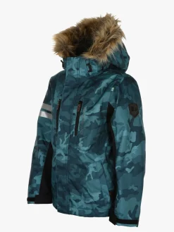 Lindberg Camo Vinterjakke, Lagoon