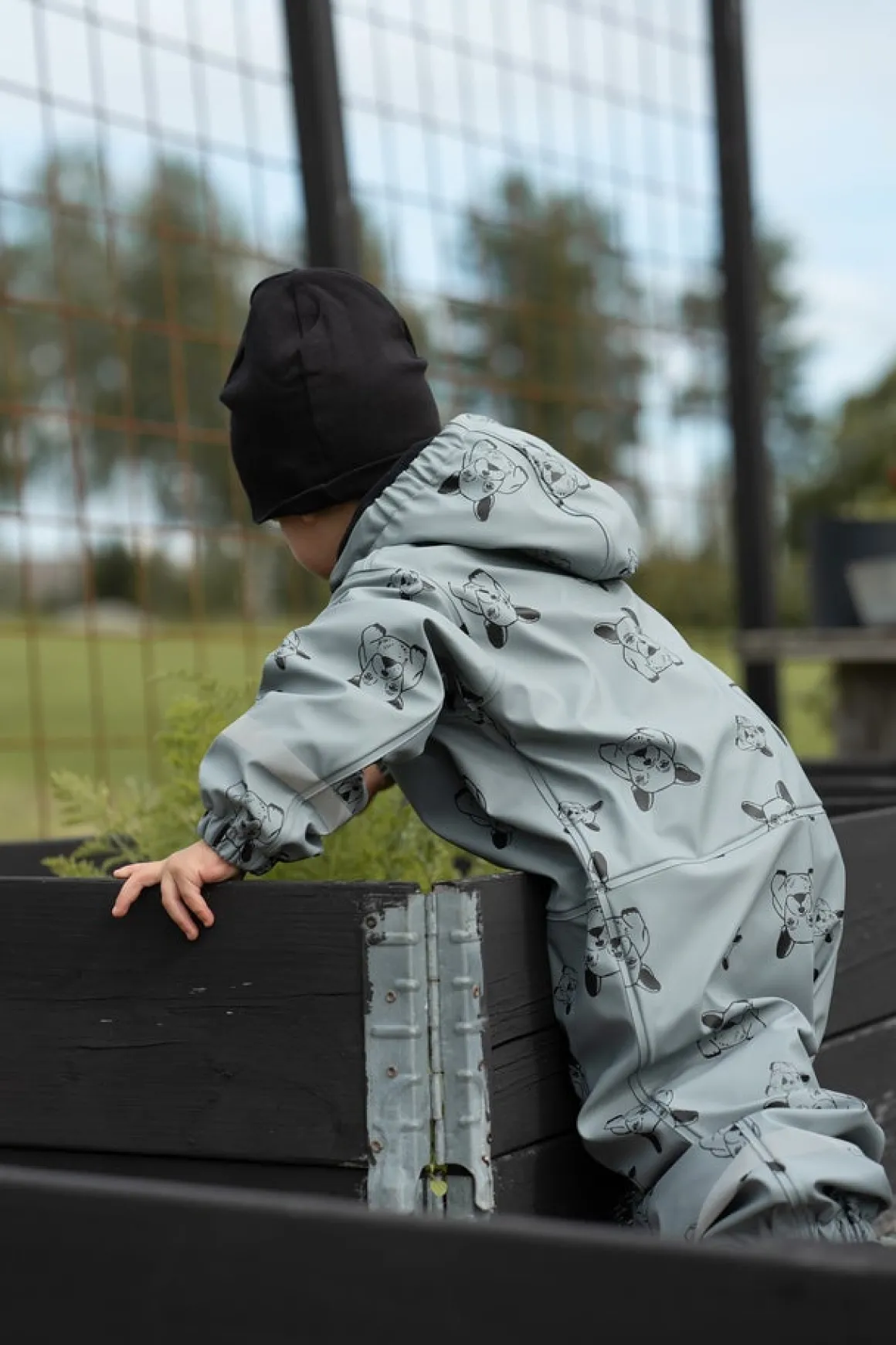 Lindberg Lekhyttan Foret Regndragt, Grey/Black