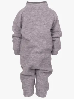 Lindberg Loe Merino Babyflyverdragt, Grey Melange