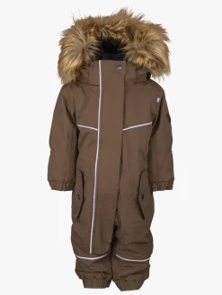 Lindberg Lofoten Babyflyverdragt, Brun