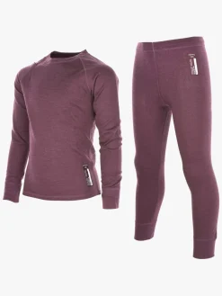 Lindberg Merino Skiundertøj JR Merinomix, Dry Rose