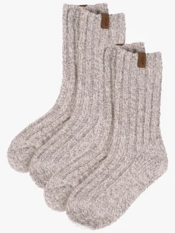 Lindberg Ragge Smart Socks 2-pak Uldmix, Grey Melange
