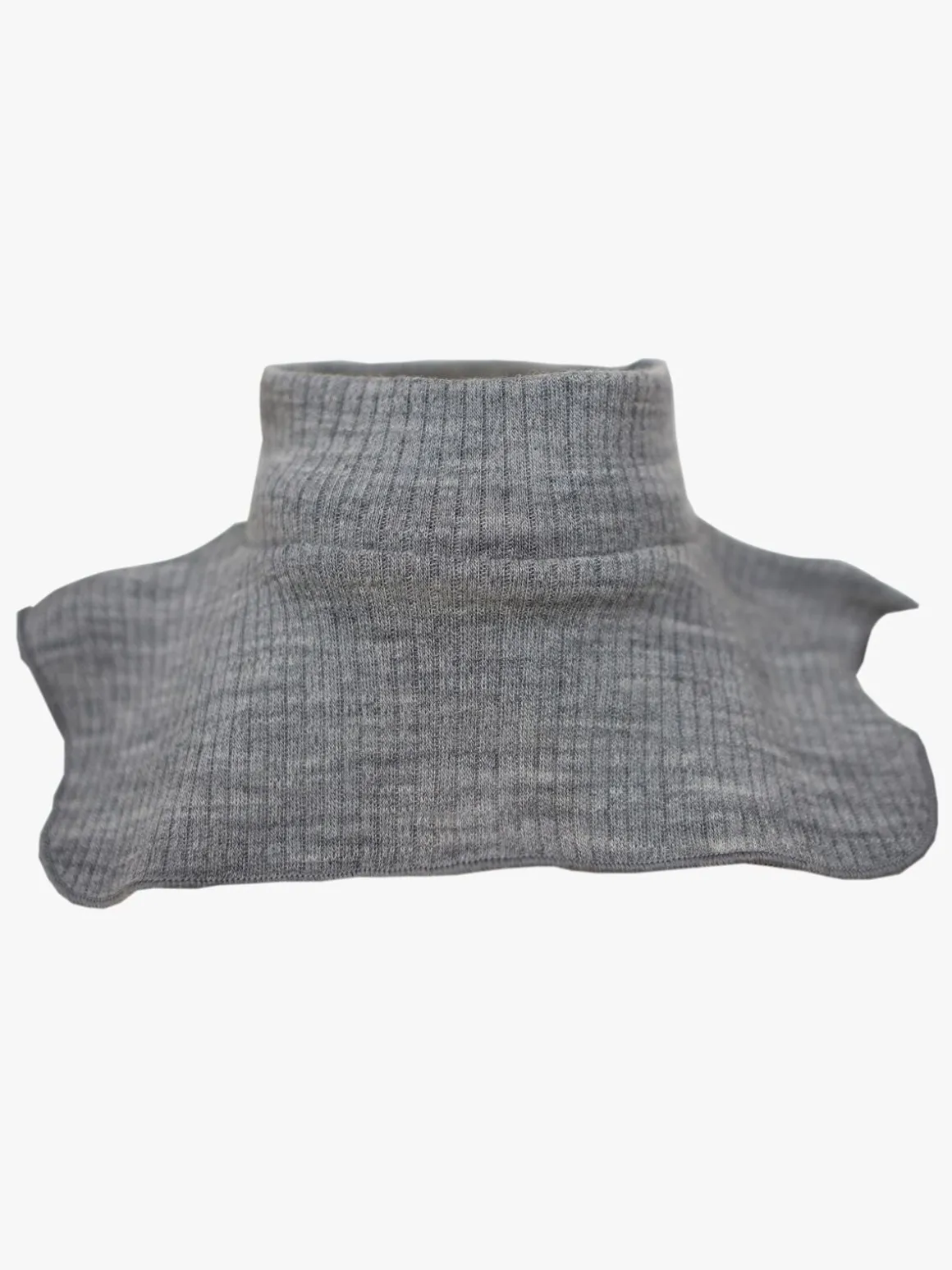 Lindberg Rib Baby Halsedisse Merinould, Grey Melange
