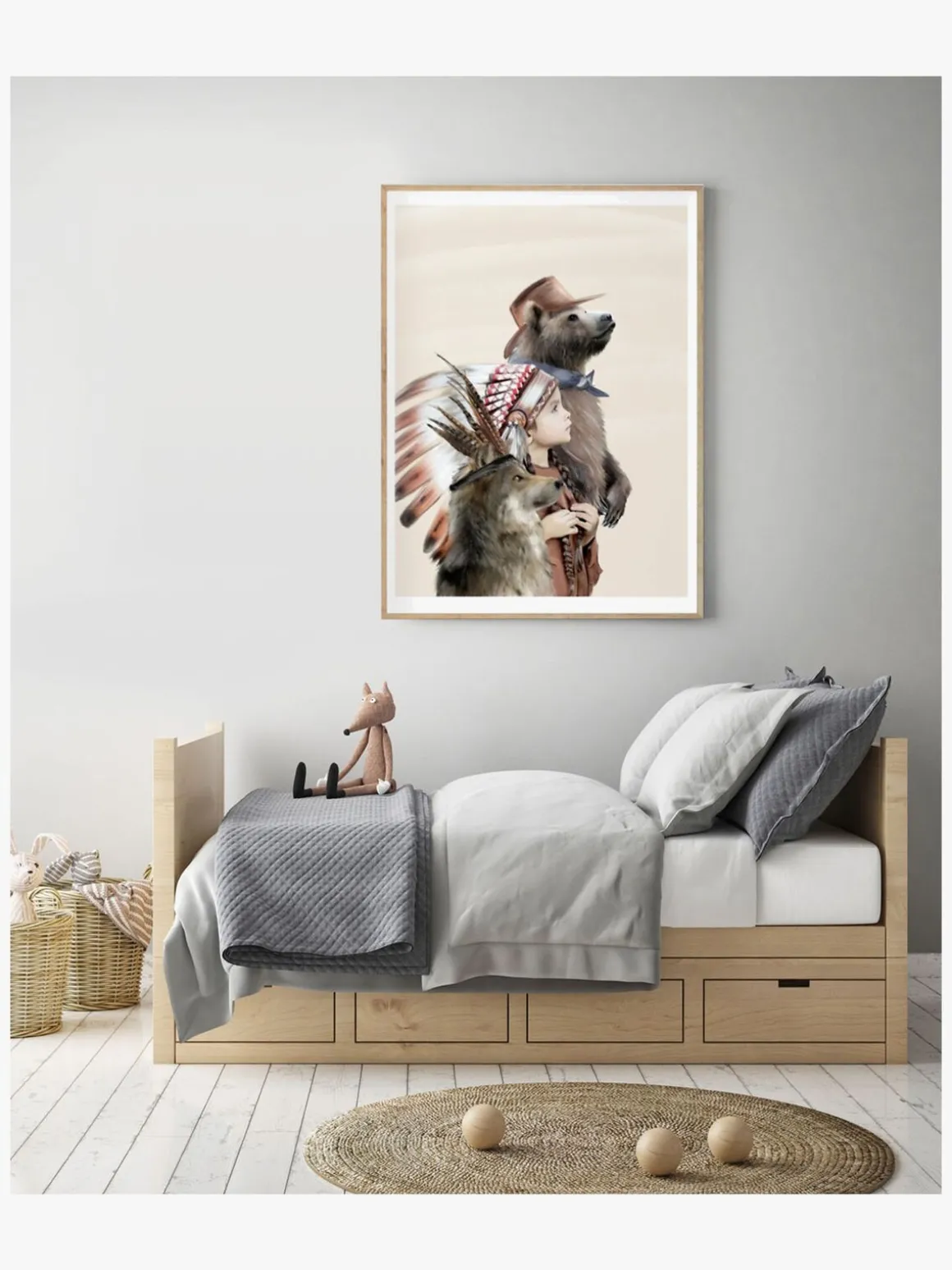 Linn Wold Plakat 50x70 Lille Headdress