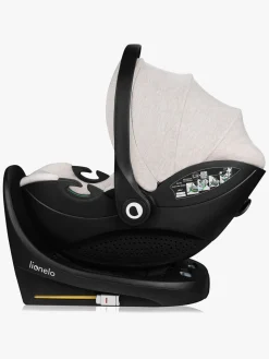 Lionelo Moxie i-Size Autostol Baby inkl. Base, Beige Sand
