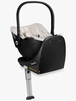 Lionelo Moxie i-Size Autostol Baby inkl. Base, Beige Sand