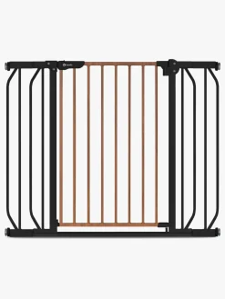 Lionelo Truus Slim Sikkerhedsgitter, Black Carbon/Natural