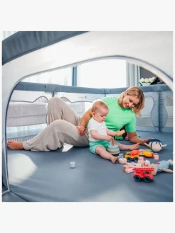 Lionelo WILLOW XL Kravlegård  til Barn & Baby, Grey Concrete