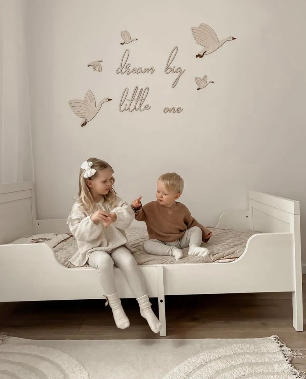 lis wycina Dream Big Little One 2 Vægdekoration Gæs