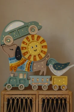 Little Lights Lampe Bil, Olive Leaf