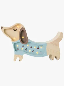 Little Lights Lampe Hundehvalp, Blå