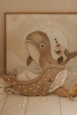 Little Lights Lampe Hval, Cinnamon Brown