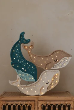 Little Lights Lampe Hval, Albino White