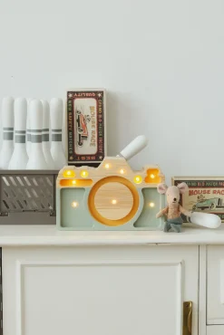 Little Lights Lampe Kamera, Grøn/Gul