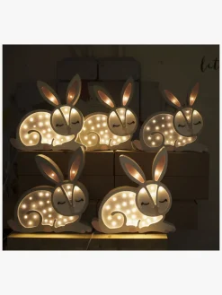 Little Lights Lampe Kanin, Hvid