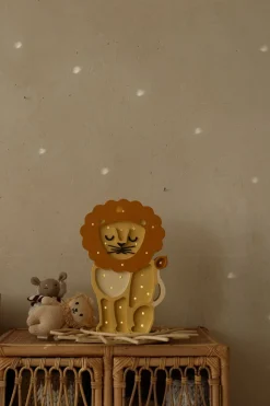 Little Lights Lampe Løve, Gul