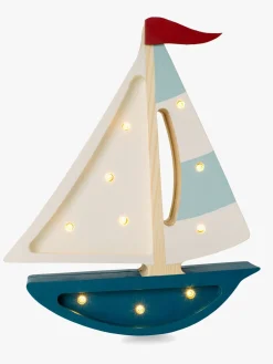 Little Lights Lampe Sejlbåd, Blågrøn