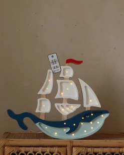 Little Lights Lampe Skib, Navy