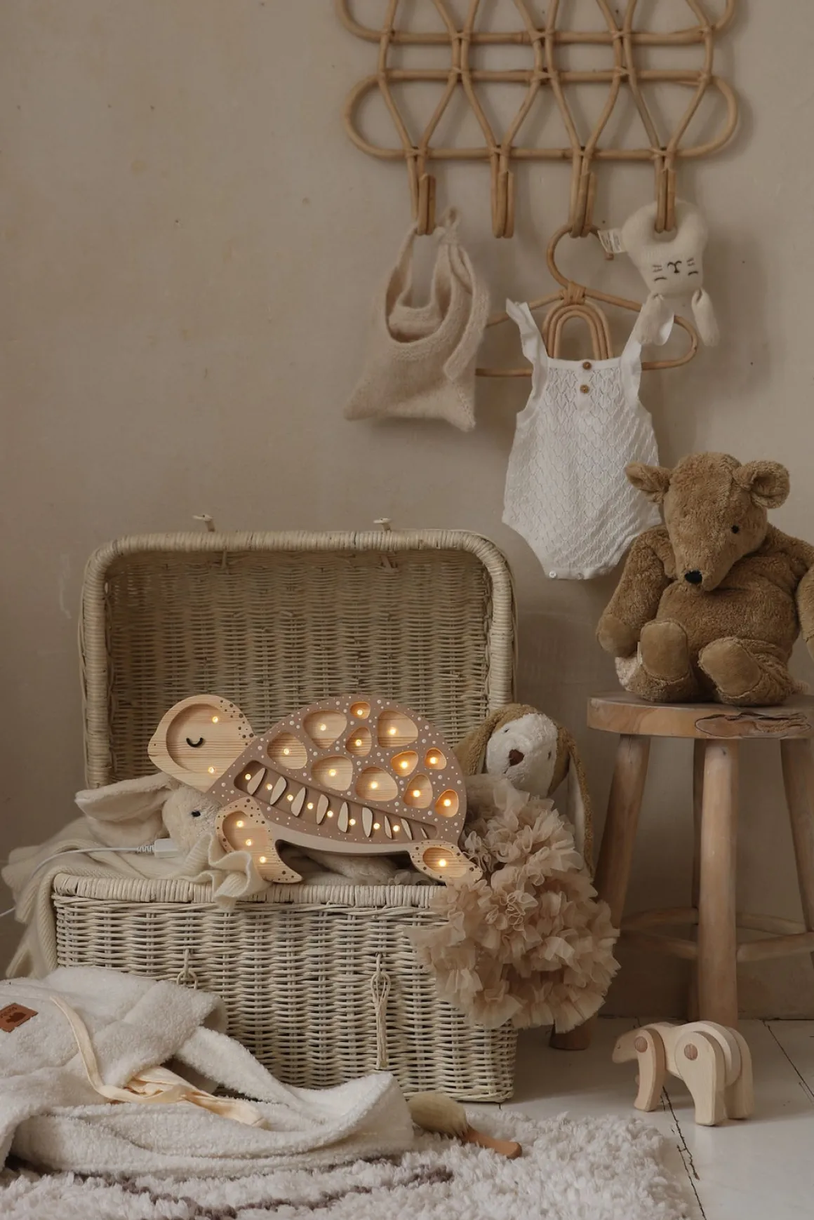 Little Lights Lampe Skildpadde, Sand Dune