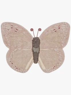 Lorena Canals  Vaskbart Dyretæppe 90x120 Baby Sommerfugl