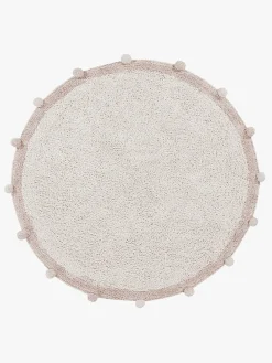 Lorena Canals  Vaskbart Gulvtæppe Bubbly Ø120, Vintage Nude