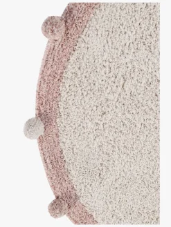 Lorena Canals  Vaskbart Gulvtæppe Bubbly Ø120, Vintage Nude