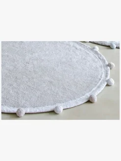 Lorena Canals  Vaskbart Gulvtæppe 120 Bubbly, Lysegrå