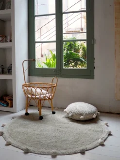 Lorena Canals  Vaskbart Gulvtæppe 120 Bubbly, Oliven