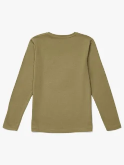 Luca & Lola Abel Langærmet T-Shirt 2-pak, Grey Melange/Brown
